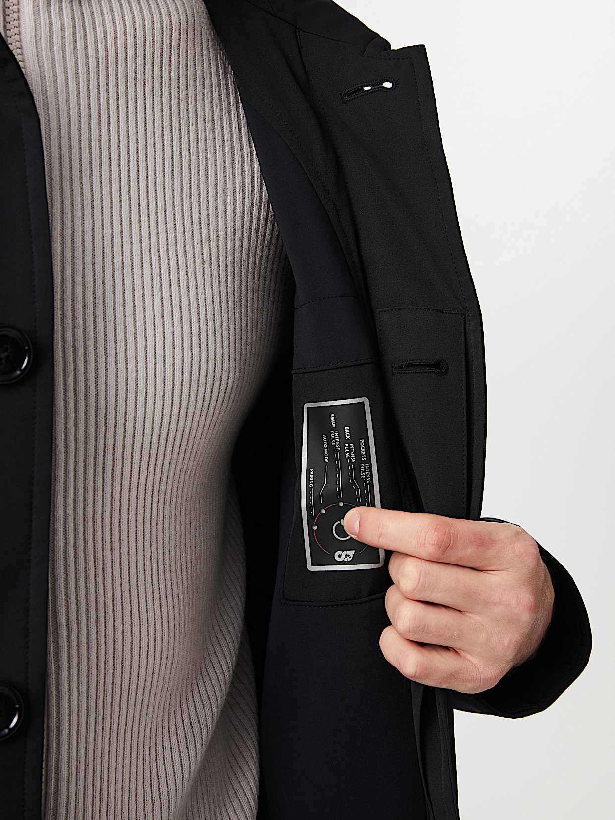 Heatable and Water-Repellent Trenchcoat | OTEMO V1.C1.03